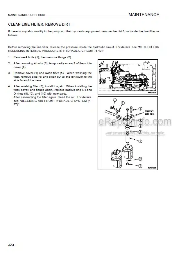 Photo 8 - Komatsu Galeo PC600-7 PC600LC-7 Operation And Maintenance Manual Hydraulic Excavator SEAM053201T