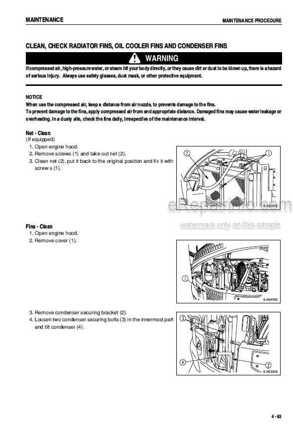 Photo 7 - Komatsu Avance WB91R-2 WB93R-2 Operation And Maintenance Manual Backhoe Loader WEAM002303