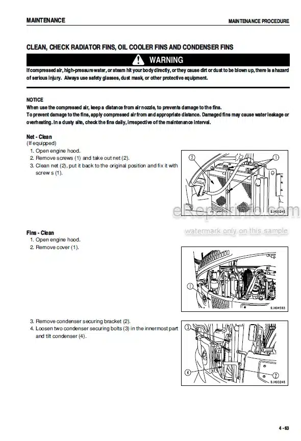 Photo 7 - Komatsu Avance WB91R-2 WB93R-2 Operation And Maintenance Manual Backhoe Loader WEAM002303