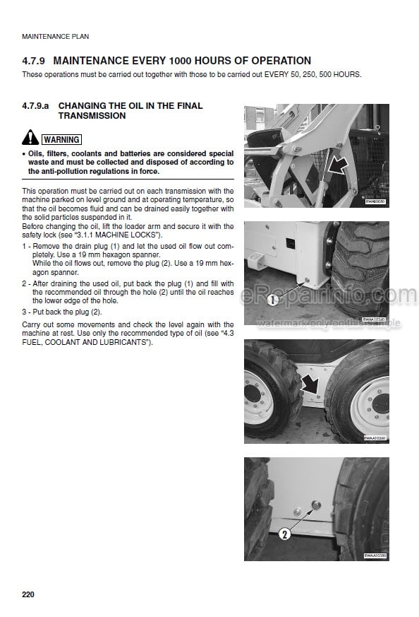 Photo 7 - Komatsu PC1600SP-1 Operation And Maintenance Manual Hydraulic Excavator SEAM016400
