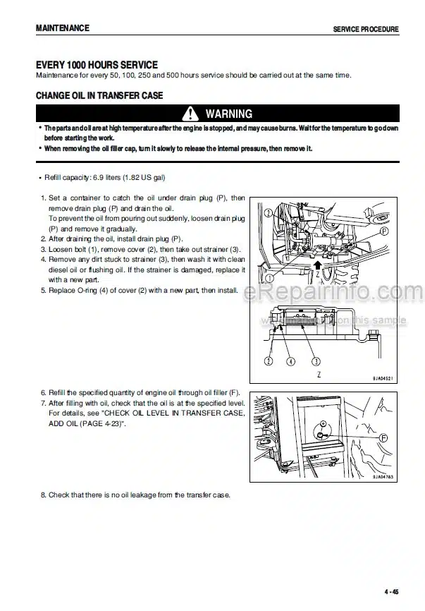 Photo 7 - Komatsu WA250-3 Operation And Maintenance Manual Wheel Loader SEAM007500