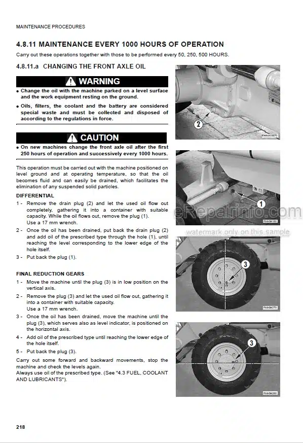 Photo 4 - Komatsu WB97R-5 Operation Maintenance Manual Backhoe Loader WEAM007400