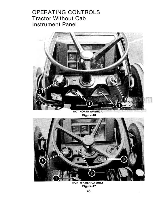 Photo 1 - Case IH 1494 Operators Manual Tractor
