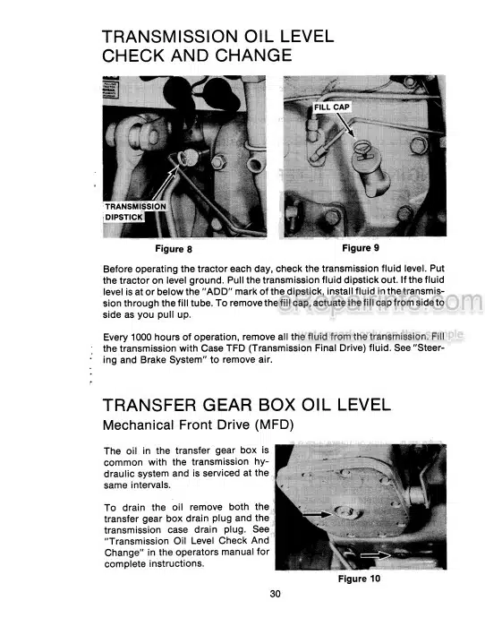 Photo 5 - Case IH 15-30 Operators Manual Gear Tractor