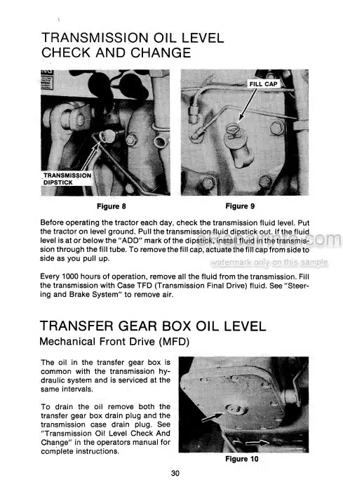 Photo 5 - Case IH 235 235H Operators Manual Compact Tractor