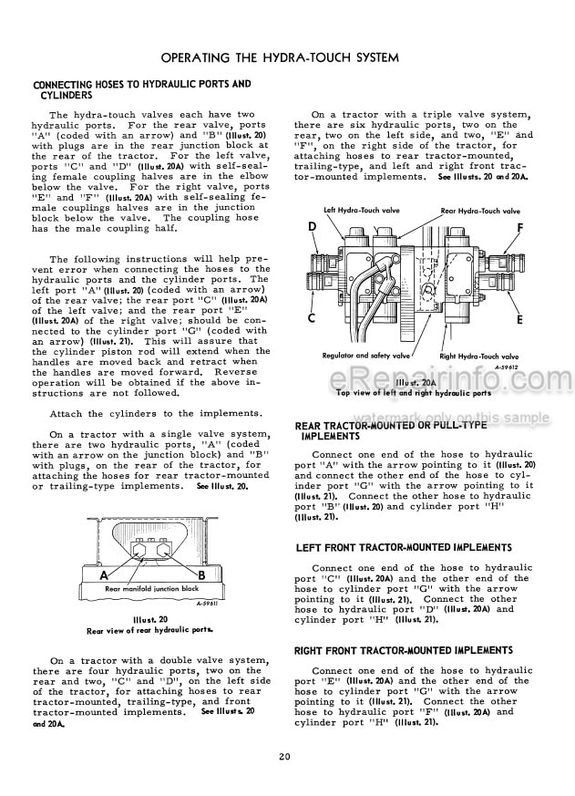 Photo 6 - Case IH 235 235H Operators Manual Compact Tractor