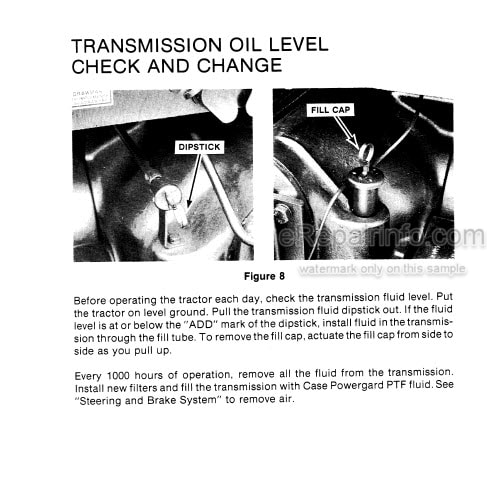 Photo 6 - Case IH 2594 Operators Manual Tractor 9-9442