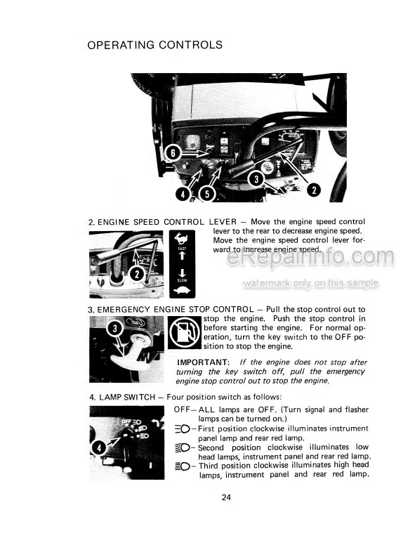 Photo 6 - Case IH 245 255 Operators Manual Tractor