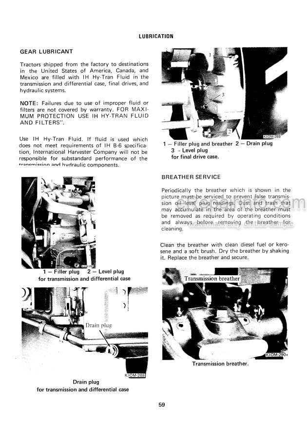Photo 6 - Case IH 265 Operators Manual Offset Tractor CCJ0025281-