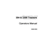 Photo 4 - Case IH 354 2300 Operators Manual Tractor