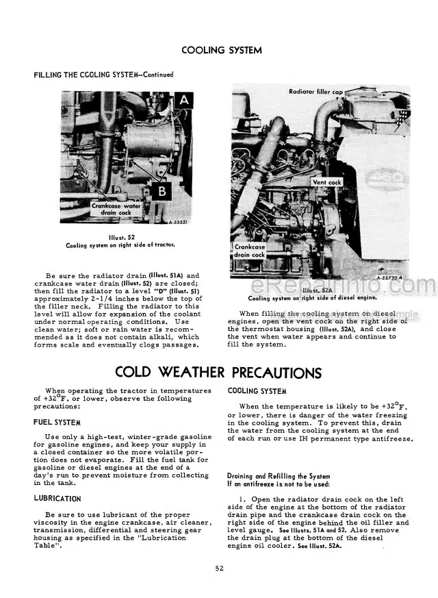 Photo 5 - Case IH 460 Operators Manual Industrial Tractor