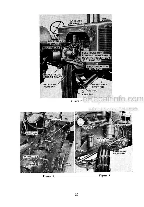Photo 5 - Case IH 500B 600B Operators Manual Tractor