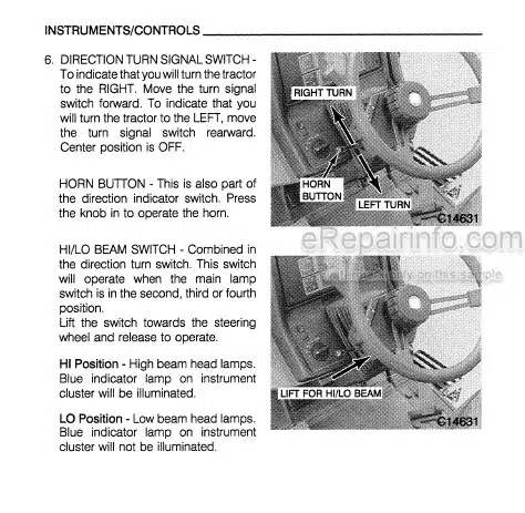 Photo 5 - Case IH 5120 Operators Manual Tractor JJF1005939-