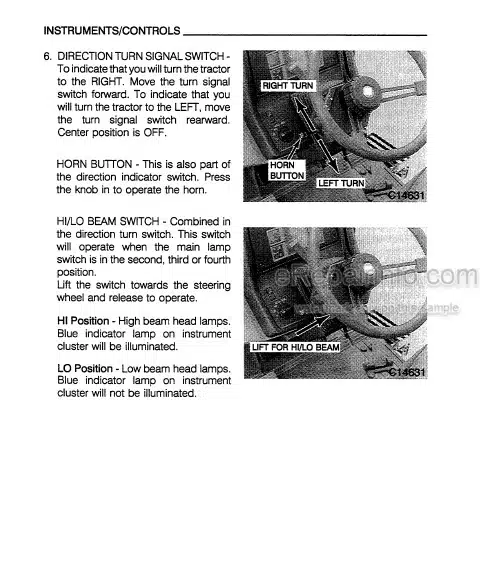 Photo 2 - Case IH 5120 Operators Manual Tractor JJF1005939-