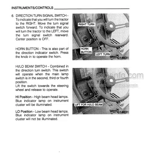 Photo 3 - Case IH 5130 5140 Operators Manual Tractor