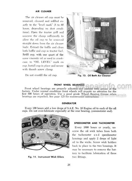 Photo 12 - Case IH 540 541 540C 541C Supplement And Operators Manual Wheel Tractor