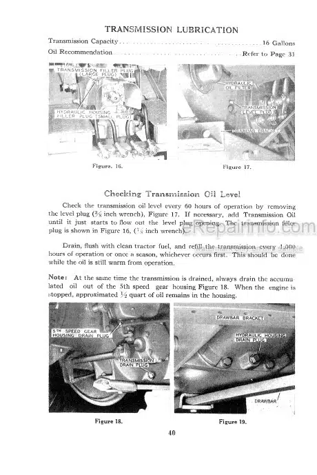 Photo 3 - Case IH 930 Operators Manual Diesel Wheel Tractor