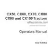 Photo 4 - Case IH CX50 CX60 CX70 CX80 CX90 CX100 Operators Manual And Supplement Tractor