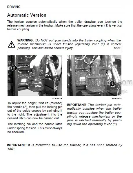 Photo 7 - Case IH Cub Operators Manual Tractor