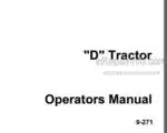 Photo 4 - Case IH D DC3 DC4 DO DS Operators Manual Tractor