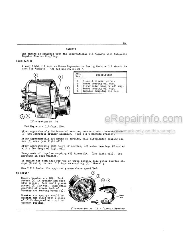 Photo 7 - Case IH McCormick 10-20 Operators Manual Deering Gear Drive Tractor