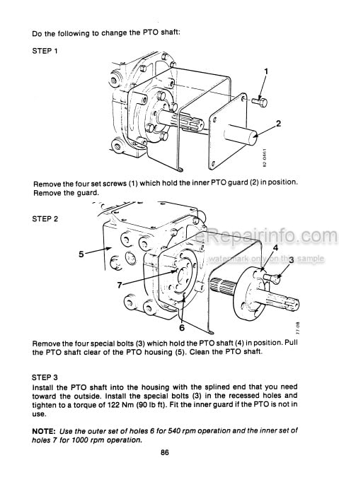 Photo 8 - David Brown 1690 Operators Manual 4WD Turbo Tractor