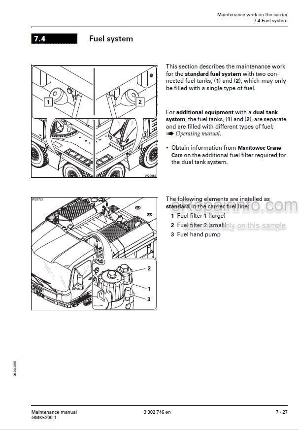 Photo 3 - Grove GMK5200-1 Maintenance Manual Crane