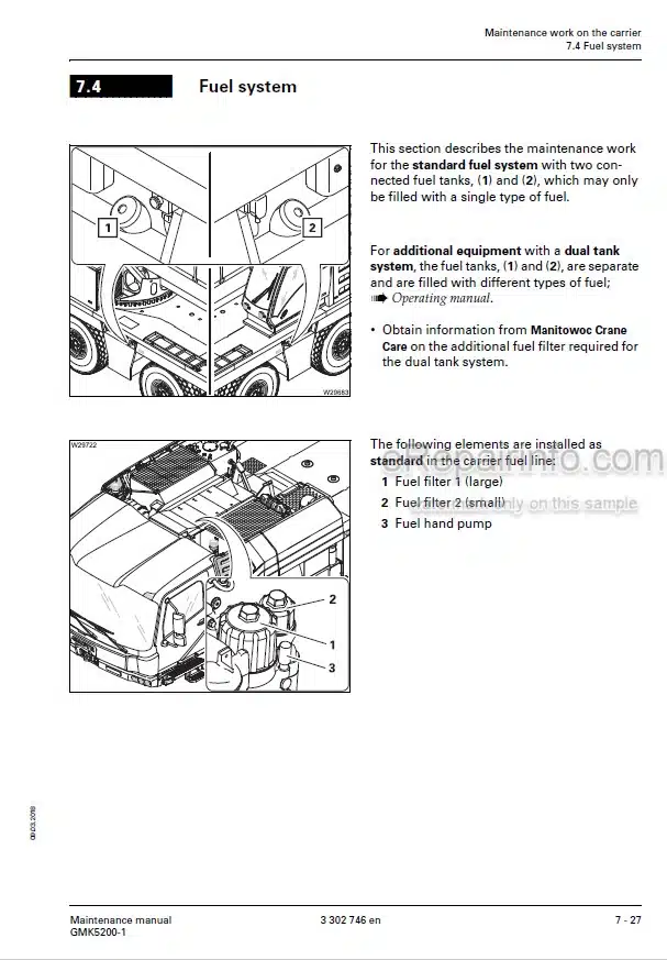 Photo 8 - Grove GMK5200-1 Maintenance Manual Crane
