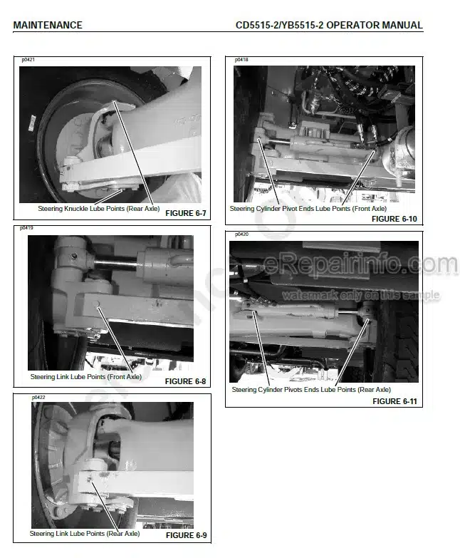 Photo 6 - Grove Shuttlelift CD5520 YB5520 Operators Manual Crane