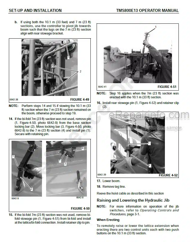 Photo 6 - Grove TMS800E13 Supplement And Operators Manual Crane