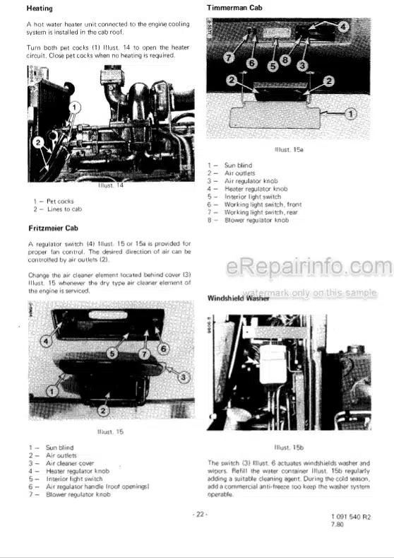 Photo 5 - International 1256 Operators Manual Turbo Diesel Tractor