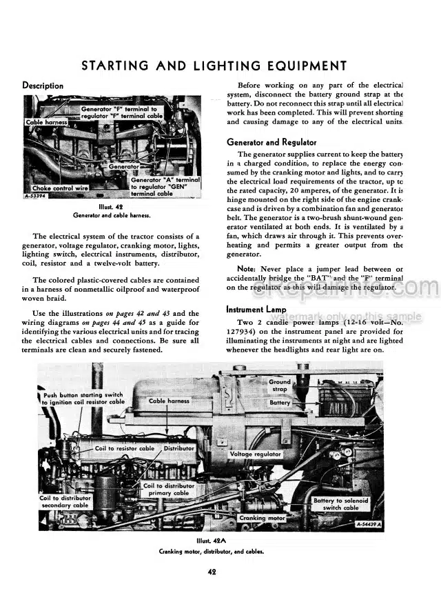 Photo 6 - International 460 Operators Manual Industrial Tractor
