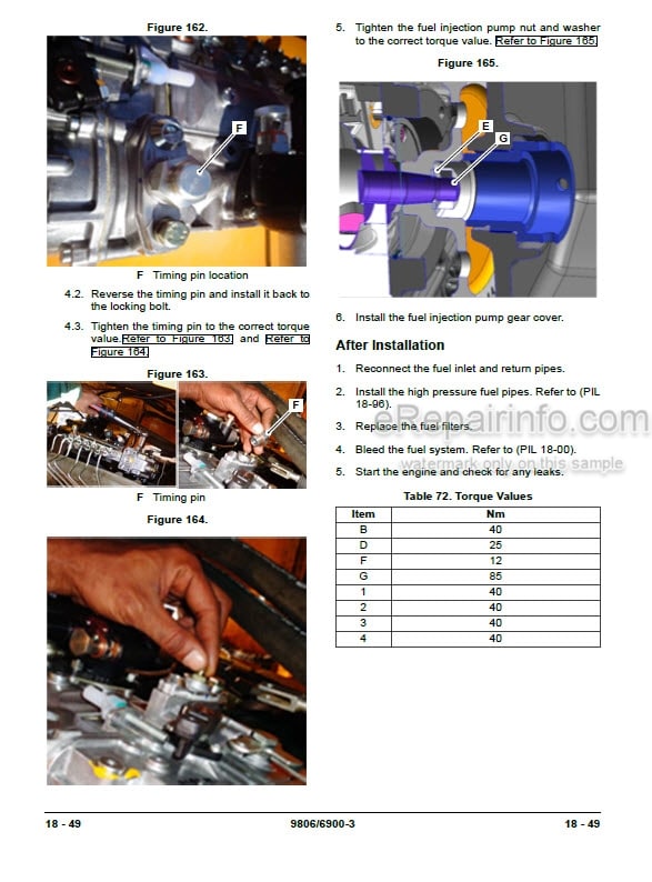 Photo 10 - JCB 672 Service Manual Mechanical Engine