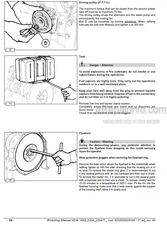 Photo 6 - Kohler KDI1903TCR KDI2504TCR Workshop Manual Diesel Engine