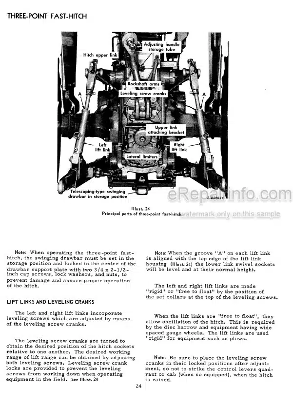 Photo 6 - McCormick International B275 Operators Manual Tractor