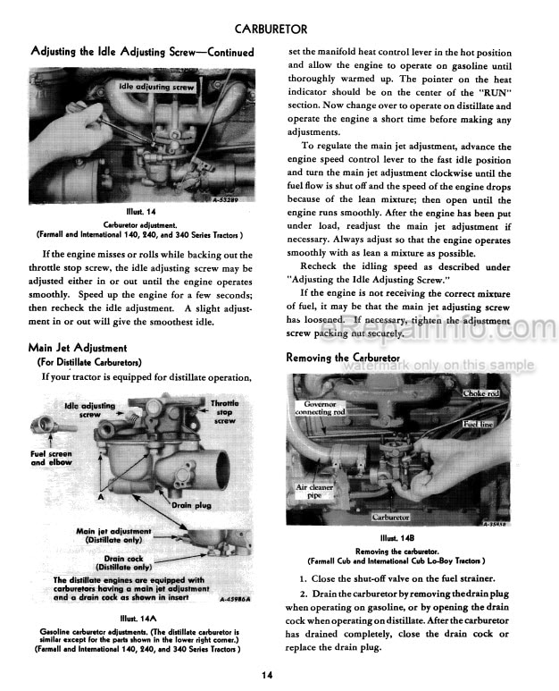 Photo 5 - McCormick Farmall Cub Operators Manual Tractor 1014462R2