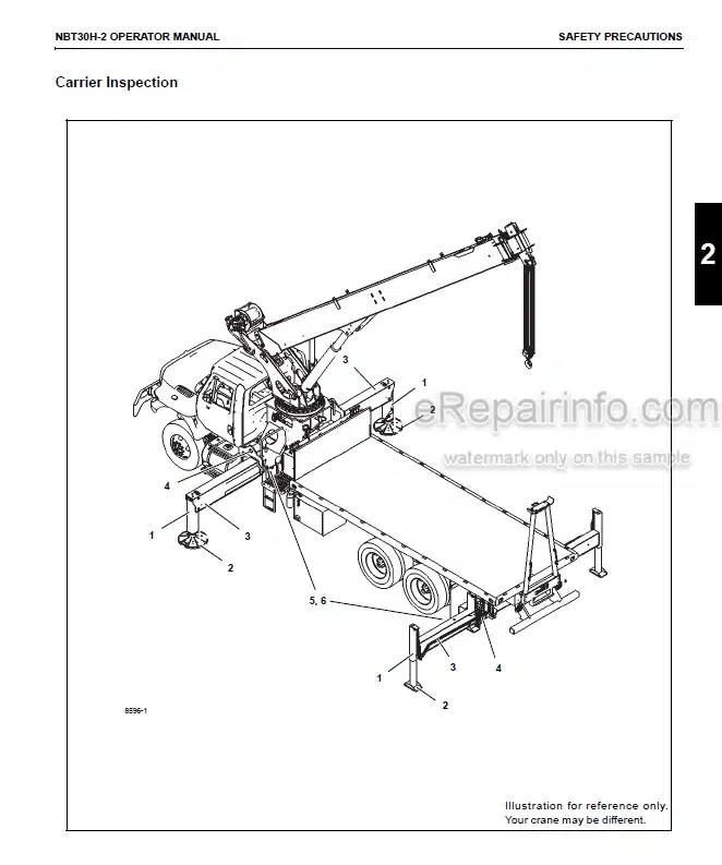 Photo 6 - National Crane 1400A Supplement And Operators Manual Crane