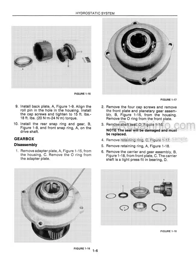 Photo 6 - New Holland 125 Combi Service Manual Round Baler