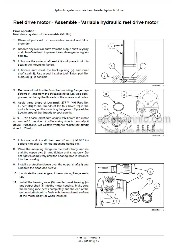 Photo 5 - New Holland 120 425 426 1425 1426 Service Manual Twister Rectangular Baler