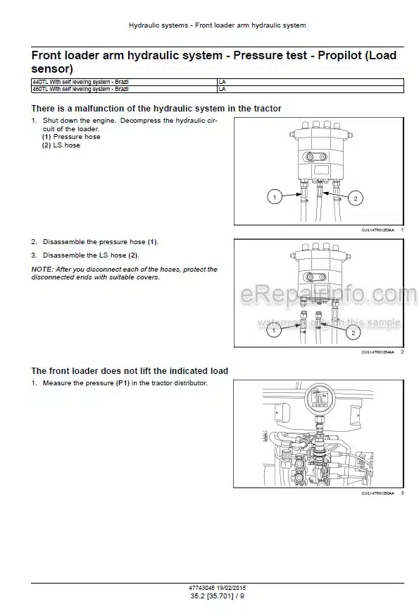 Photo 4 - New Holland 438 Service Manual Disc Mower