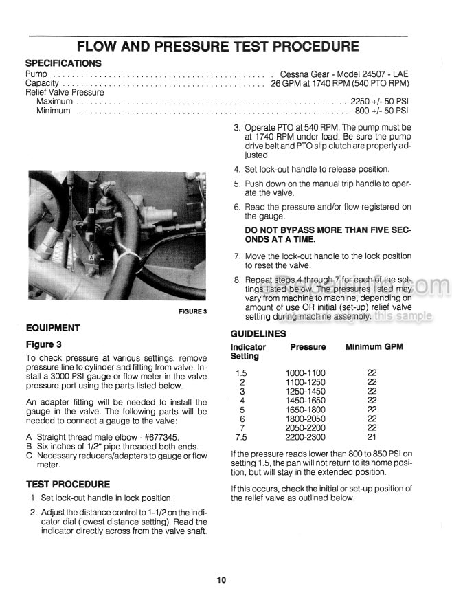 Photo 5 - New Holland 114 Service Manual Windrower Pivot Tongue