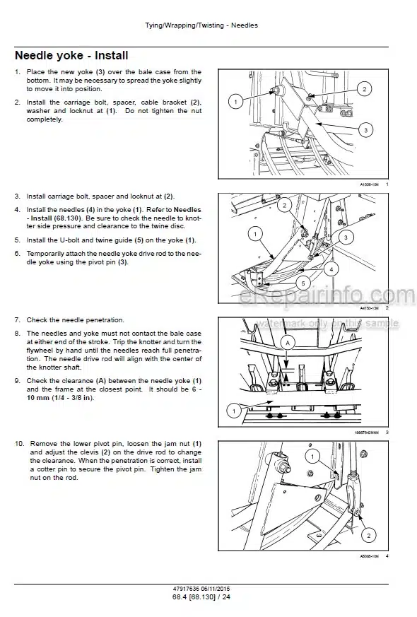 Photo 8 - New Holland Kobelco E385B Workshop Manual Excavator