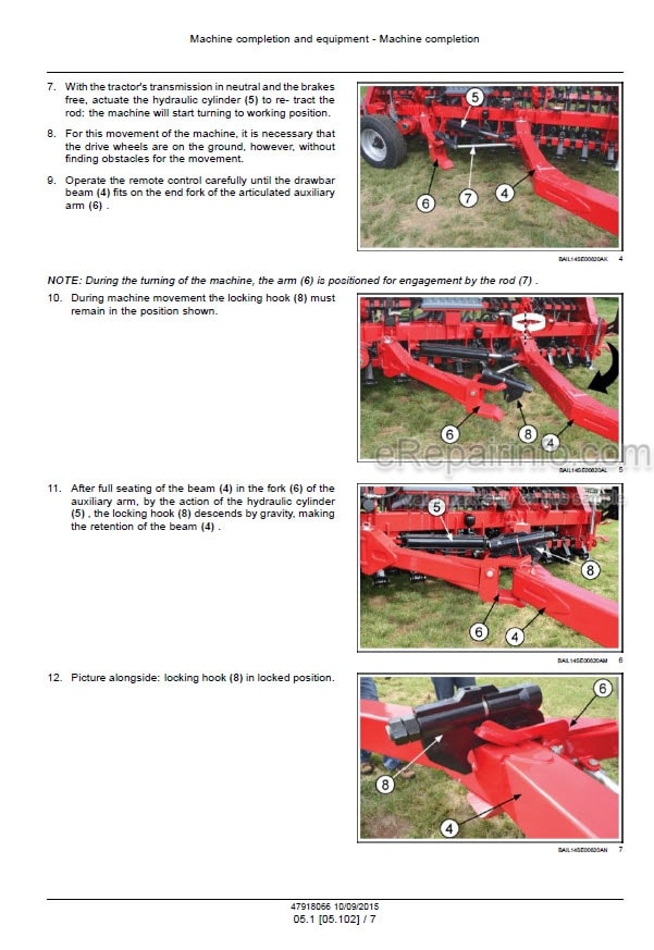 Photo 11 - New Holland PS2045 Service Manual Mechanical Seeder