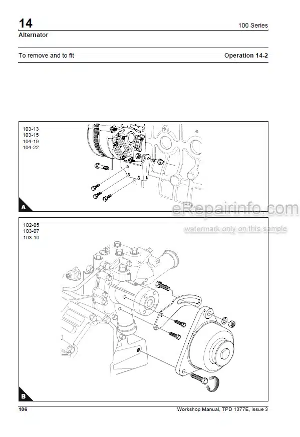 Photo 7 - Perkins 402D 403D 404D Operation And Maintenance Manual Industrial Engine