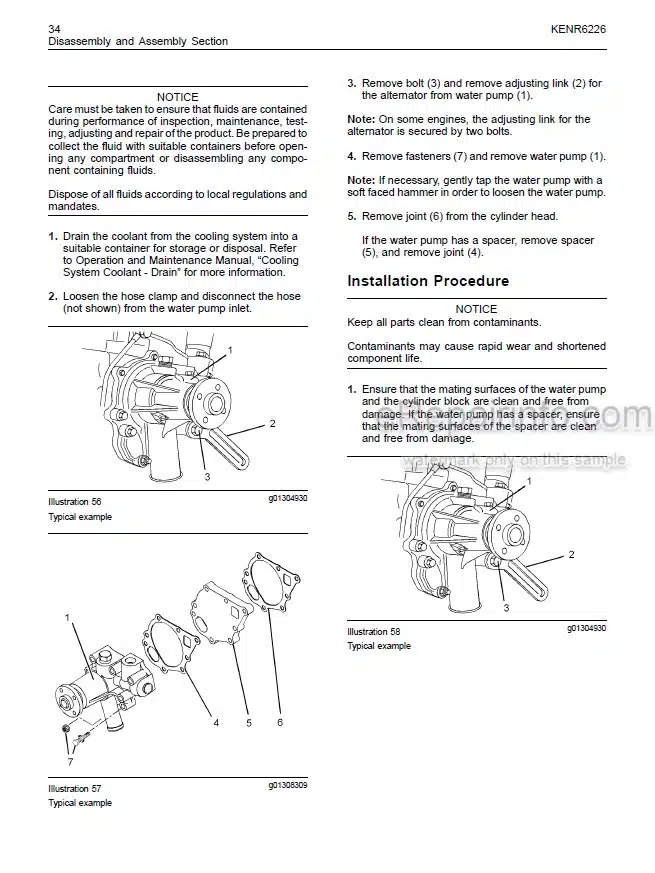 Photo 4 - Perkins 402D 403D 404D Operation And Maintenance Manual Industrial Engine SEBU8311-00