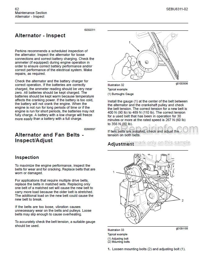 Photo 10 - Perkins 402D 403D 404D Operation And Maintenance Manual Industrial Engine