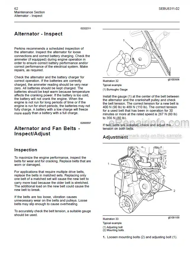 Photo 3 - Perkins 402D 403D 404D Operation And Maintenance Manual Industrial Engine