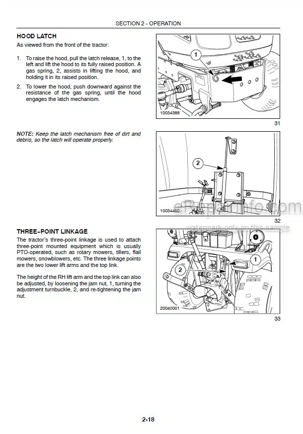 Photo 5 - Case IH DX21 DX24 Operators Manual Tractor 87300158