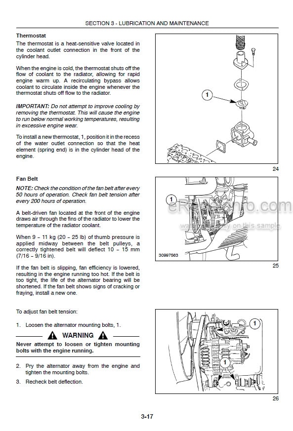 Photo 5 - Case IH DX35 DX40 DX45 Operators Manual Tractor 87319788