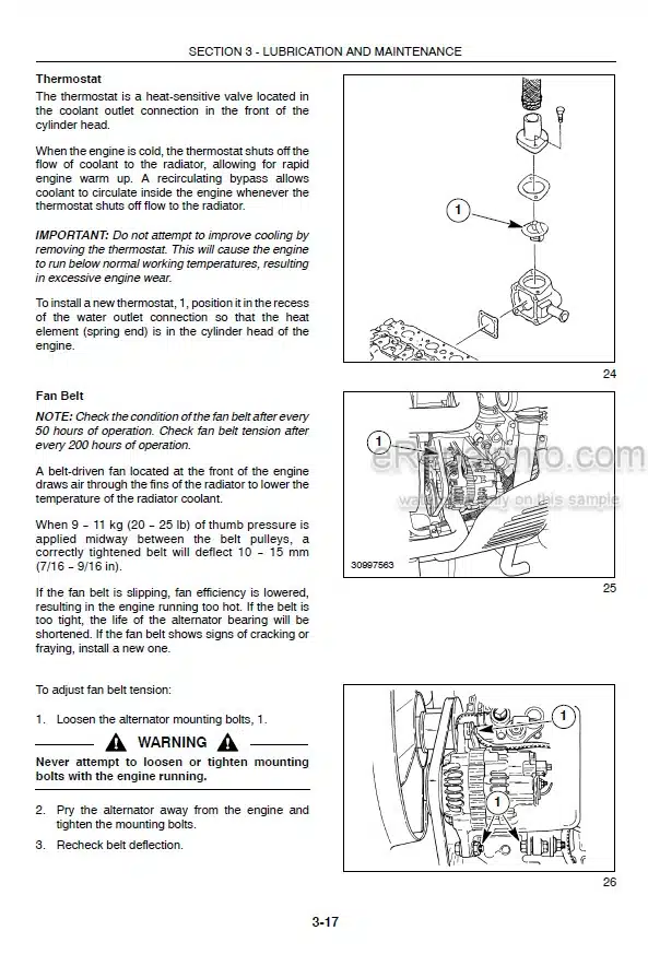 Photo 5 - Case IH DX48 DX55 Operators Manual Tractor 87300478